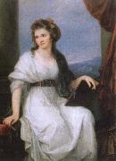 Angelica Kauffmann self portrait oil